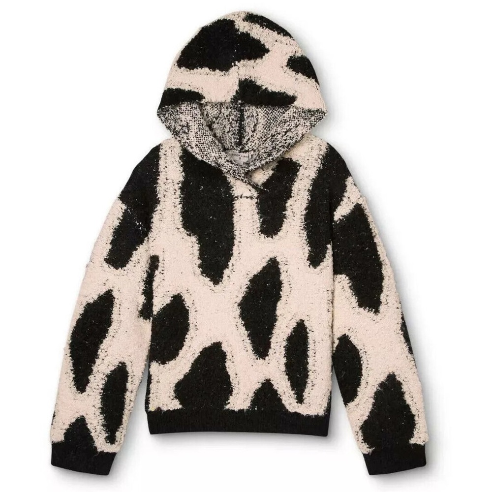 Sandy Liang X Target Leopard Print Sherpa Hooded … - image 4